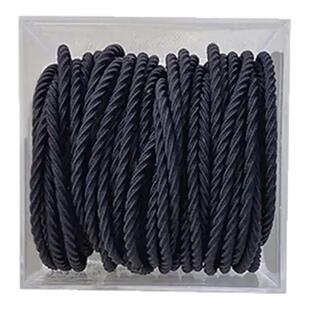 秋冬款圆形罐装发圈扎头发皮套头绳女高级感环形橡皮筋不伤发发绳