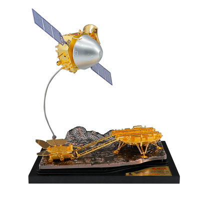 一号中国航天火星探测器合金模型