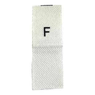 现货童装数字码标消光带服装标签布标衣服印唛领标尺码标柔软印刷