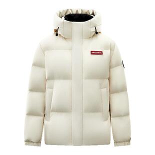 孙颖莎同款鸭鸭情侣羽绒服男女装冬季加厚短款中国风时尚保暖外套