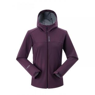 LAFUMA乐飞叶户外CORDURA连帽软壳夹克男女款防泼水内里加绒外套