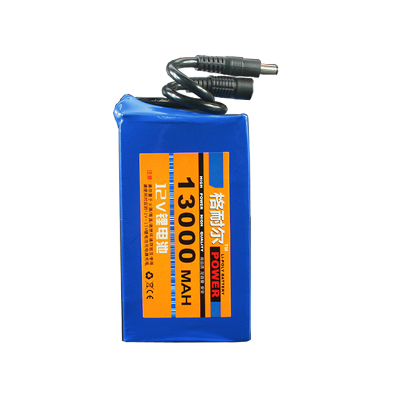 格耐爾12V13000mah鋰電池大容量可充電瓶源10A35W55W疝氣燈音響用