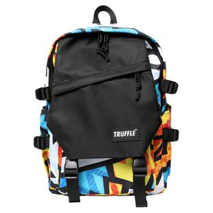 2025新款书包涂鸦男大容量中学生双肩包女小学生旅行登山电脑背包