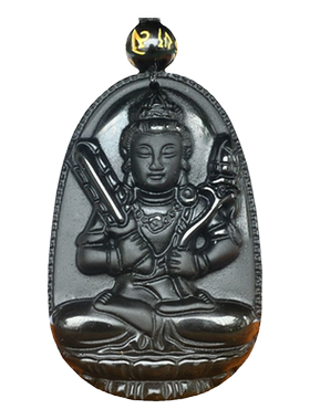 属虎本命佛守护神虚空藏菩萨吊坠