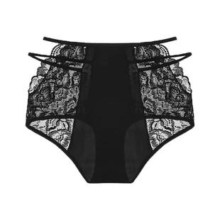 Alitayxx 谜语 纯欲性感细带蕾丝女生透气纯棉裆辣妹高腰三角内裤