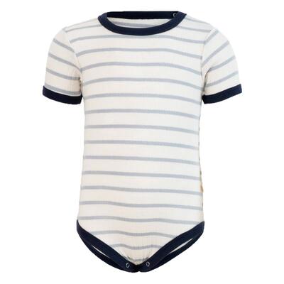 Little现货丹麦minimalisma SS26男女宝条纹包屁衣连体衣柔软亲肤