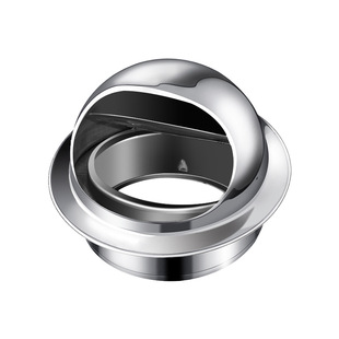 外墙止回阀不锈钢风帽油烟机出风口罩排烟口排风止逆阀防雨防风罩