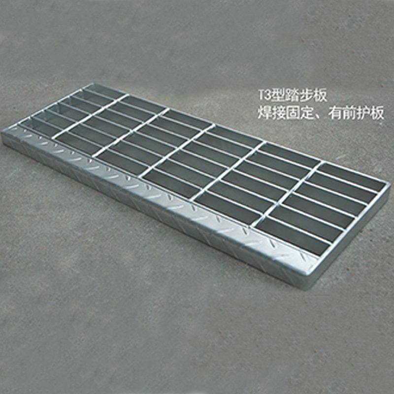 15厂家批发不锈钢踏步板热镀锌网格钢板格踏步盖板钢格板金属水沟