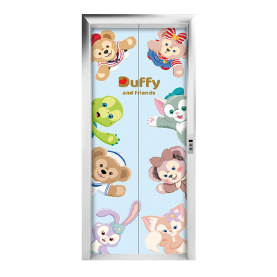 入户电梯门贴纸装饰贴画现货速发