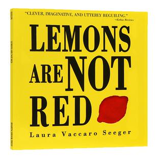 柠檬不是红色的 Lemons Are Not Red 颜色启蒙英文原版绘本 儿童英语启蒙认知学习图画书 张湘君书单推荐 进口原版洞洞书