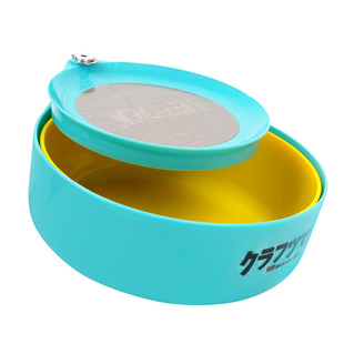 全磁拉饵盘竞技散炮盆强磁拉丝盘鱼饵料盒钓鱼钓椅地插通用饵料盆