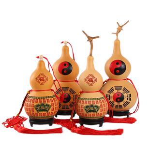 天然葫芦挂件门对门大号摆件龙头葫芦家居艺术品卧室冲中国结胡路