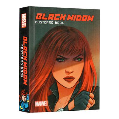 黑寡妇明信片合集 英文原版 漫威漫画 Marvel 复仇者联盟 Black Widow Postcard Book 娜塔莎·罗曼诺夫 冬兵 夜魔侠