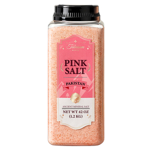 喜马拉雅粉盐官方旗舰店进口玫瑰盐海盐红盐低钠盐不加碘盐井矿盐