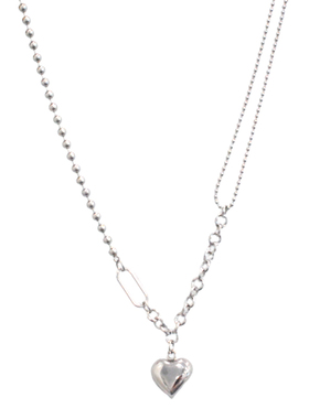 钛钢女ins夏季潮牌字母拼接项链