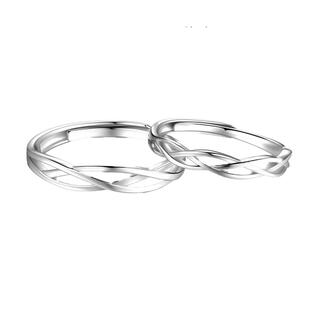 Fanci范琦 连理枝情侣对戒男女戒指小众设计感开口戒时尚