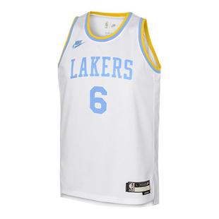 NBA官方正品NIKE耐克新款儿童篮球服青少年男孩球衣湖人队詹姆斯