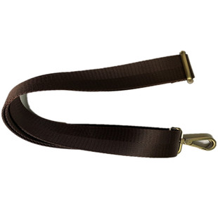 背包带斜挎帆布固定扣双肩包带子配件带男士厚咖啡宽肩带棕色尼龙