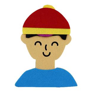 棕色的熊毛毡Brown bear英语绘本故事表演道具幼儿园课堂早教教具