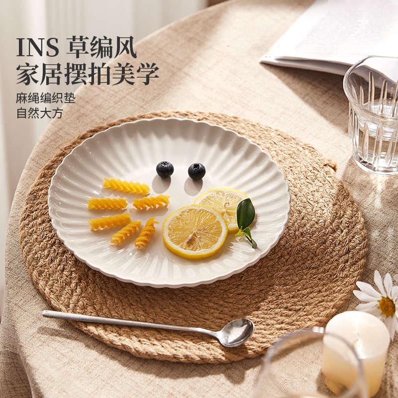 日式编织隔热垫餐桌垫防烫碗垫子家用茶杯垫壶垫盘垫锅垫耐热餐垫