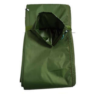 定制农用四寸多袖布水带4寸浇地多口带袖布地龙水袋灌溉水管布袋