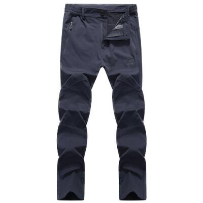 户外冰丝弹力大码夏季薄款休闲裤