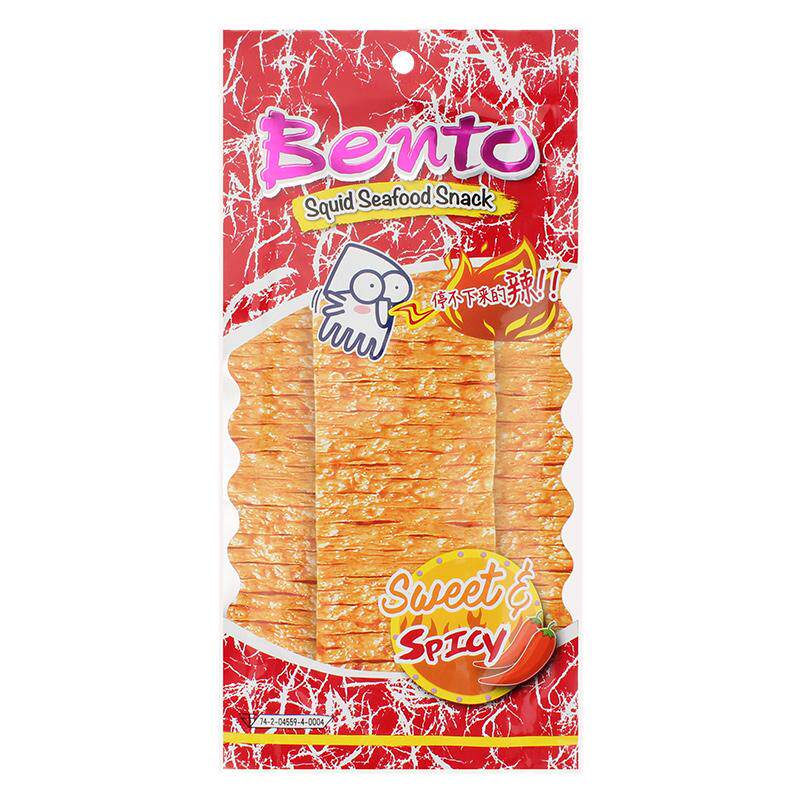 Bento香蒜味鱿鱼片膨化零食