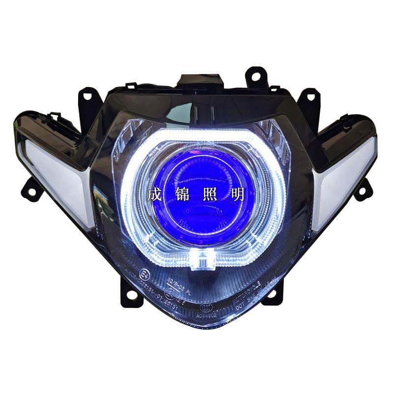 适用跑车GSX总成改双光透镜LED大灯