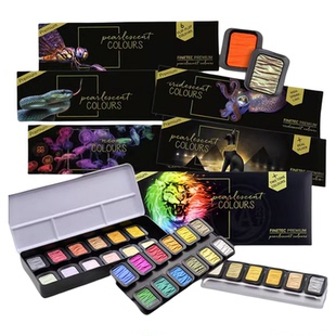 德国SEMA 变色龙水彩 遮盖力强颜色饱和6/12/24色