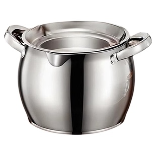 双耳猪油桶不锈钢滤网猪油锅带盖家用耐高温防烫猪油罐过滤油渣