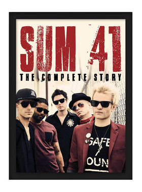 SUM41乐队带框海报装饰画