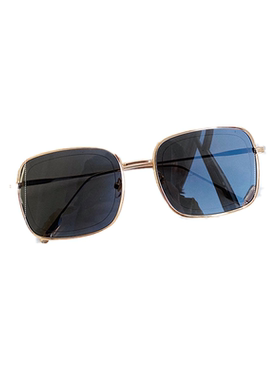 圆脸显瘦方框配近视时尚风太阳镜