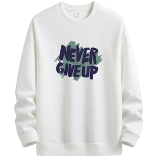 NASA卫衣男士新款加绒加厚春秋冬学生青少年宽松保暖内搭打底衫潮