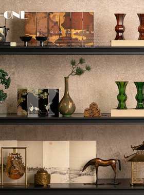 宋代美学高级感办公室陈列艺术软装饰品样板间茶室新中式禅意摆件