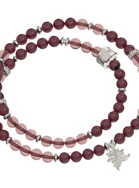 暮后之地双层葡萄小众情侣手串