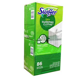 美国Swiffer Sweeper拖把干巾替换装除尘静电纸抹布84张/加厚50张