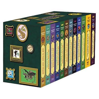 驯龙高手12本全套套装 How to Train Your Dragon Complete Series英文原版1-12册全集英文原版书 礼盒套装 儿童青少年读物