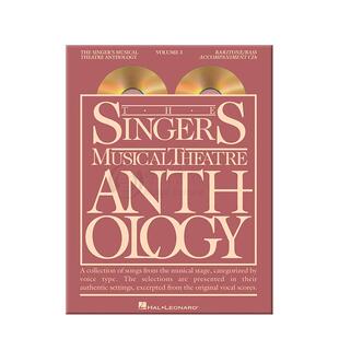 男中音 歌唱家音乐剧选集 CD伴奏音乐 不含乐谱 共5册 海伦德原版进口 Baritone The Singers Musical Theatre Anthology