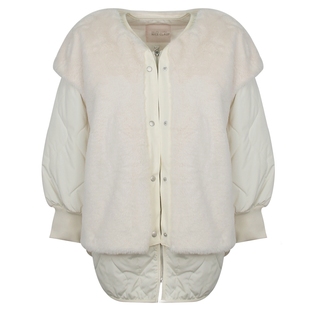 Nice Claup日系可爱甜美气质保暖休闲棉服外套141230240C