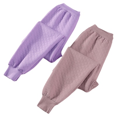 中老年人保暖裤纯棉女士家居裤