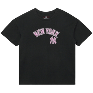 FANATICS x MLB 联名纽约洋基队潮流休闲短袖T恤时尚女款NY半袖夏