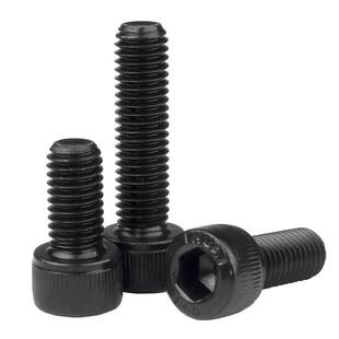 内六角螺丝杯头12.9级高强度圆柱头螺栓加长发黑全牙螺丝钉大全mm