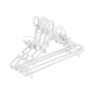 出口日本高层防掉落衣架带夹防风衣架厚塑料衣架阳台晾晒架晾衣架