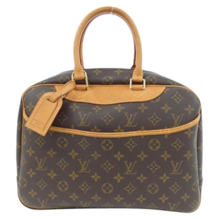 中古LV路易威登女包B级9新 Bowling Vanity老花手提包RECLO正品