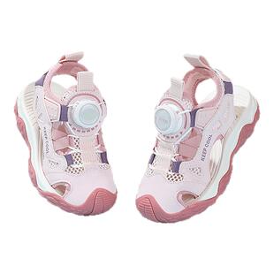 jeep2026夏季镂空女童学步凉鞋宝宝单网透气软底幼儿园运动沙滩鞋