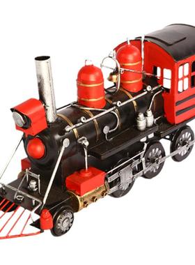 70年代复古怀旧老式蒸汽机火车头