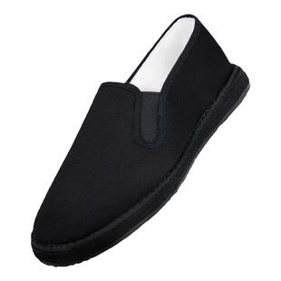 老北京布鞋男黑底官方旗舰店千层底手工休闲加绒保暖布鞋男工作鞋