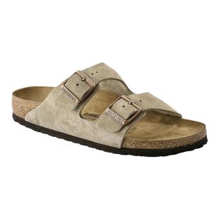 BIRKENSTOCK勃肯德国进口男女款牛皮绒面革软木Arizona双扣凉拖鞋
