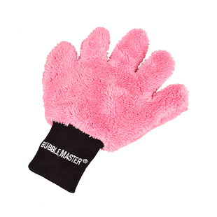 BM汽车专用五指洗车手套毛绒加厚熊掌擦车专用珊瑚绒抹布刷车工具