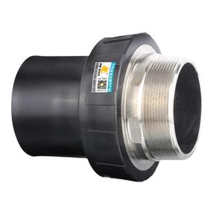 对接PE外丝直接75 90钢塑转换110给水PE水管自来水管PE管接头配件